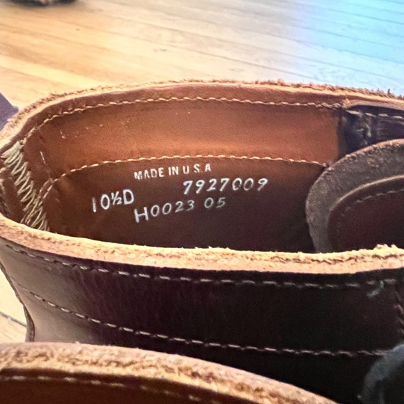 Helm Leather Boots—Zind Mens 10.5D Made in the USA Horween Chromexcel Burgundy - Picture 4 of 5